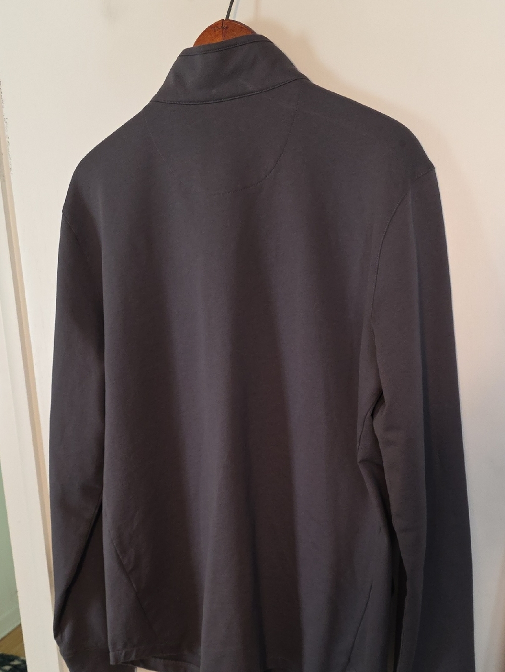 Good Man Brand Large Gray Lightweight Button-Front Jacket - Picture 8 of 9